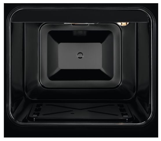 Electrolux LKR500066W, Frittstående komfyr, Svart, Hvit, Rotasjon, Hvit, Bunn, Keramisk