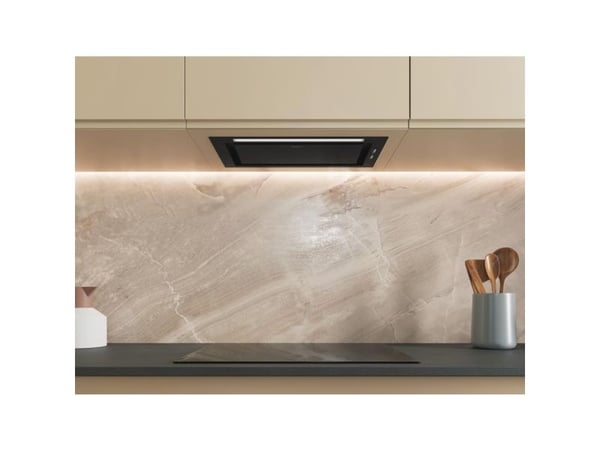 Whirlpool WCT3 63F LTK - Panser - hvelv - Nisje - bredde: 49.3 cm - dybde: 26 cm - uttrekking og resirkulering - med intern motor - svart