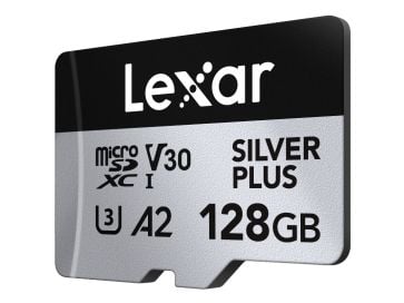 Lexar Professional SILVER PLUS, 128 GB, MicroSDXC, Klasse 3, UHS-I, 205 MB/s, 150 MB/s