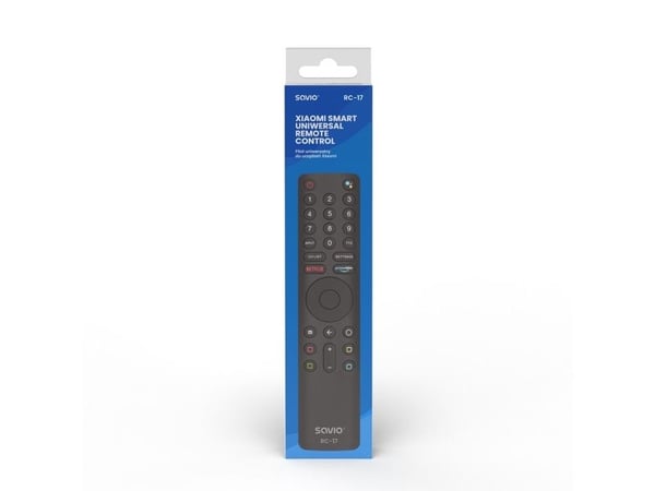 Savio SAVIO RC-17 Universal fjernkontroll/erstatning for XIAOMI TV - SMART TV