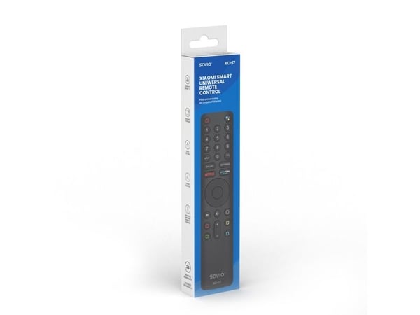 Savio SAVIO RC-17 Universal fjernkontroll/erstatning for XIAOMI TV - SMART TV