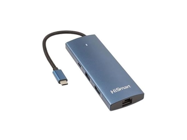 Extra Digital CA914357, USB 3.2 Gen 1 (3.1 Gen 1) Typ-C, HDMI, RJ-45, USB 2.0, USB 3.2 Gen 1 (3.1 Gen 1) Typ-A, USB 3.2 Gen 1 (3.1 Gen 1) Typ-C, Mi...