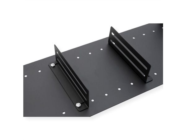 VALUE 19" hylle med 2 justerbare skillevegger, 1 U, svart (26.99.0341)