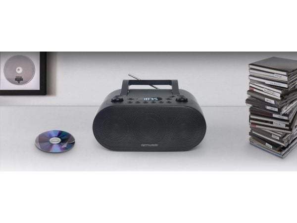 Muse Muse | Bærbar radio med Bluetooth og USB-port | M-35 BT | AUX i | Svart