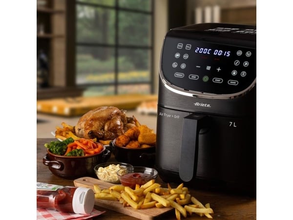 Ariete 4627/00, Varmluftsfrityr, 7 l, 2,8 kg, 35 °C, 200 °C, Single/enkelt