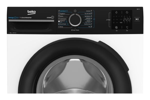 Beko b300 BM3WFSU37213WPBB, Frontmatet, 7 kg, B, 74 dB, 1200 RPM, A