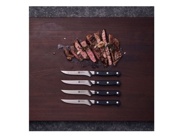 ZWILLING Pro, Veitsisetti, Ruostumaton teräs, Muovi, musta, 4 kpl