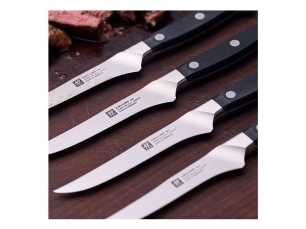 ZWILLING Pro, Veitsisetti, Ruostumaton teräs, Muovi, musta, 4 kpl