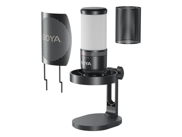 BOYA K3, Podcastmikrofon, -39 dB, 20 - 20000 hz, 24 bit, 48 kHz, 75 dB