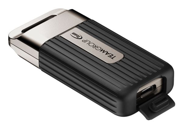 Team Group PD20 Mini, 1 TB, USB Type-C, USB 3.2 Gen 2x2, 2000 MB/s, antrasiitti, harmaa, harmaa