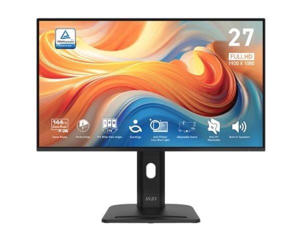 MSI PRO MP275PG E14, 68,6 cm (27"), 1920 x 1080 pikseliä, Full HD, LCD, 4 ms, musta