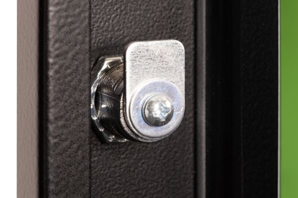 Digitus DN-19-D-20-U-SW, Dør, Glass, Metall, Svart, 1 stykker, 6 kg