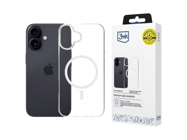 Armor MagCase iPhone 16:lle MagSafe läpinäkyvästi