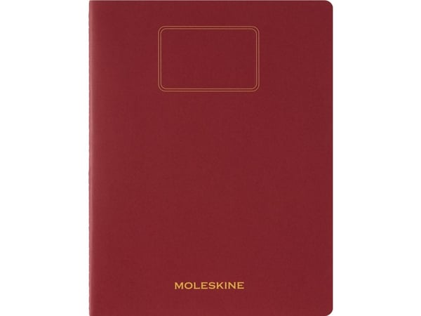 Opiskelija Cahier säännelty XXL punainen