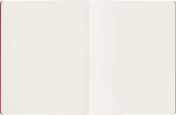 Student cahier blank XXL röd