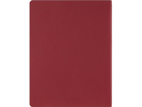 Student cahier blank XXL röd