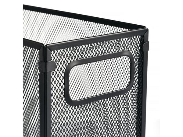 Tidnings- & papersamlare MESH svart