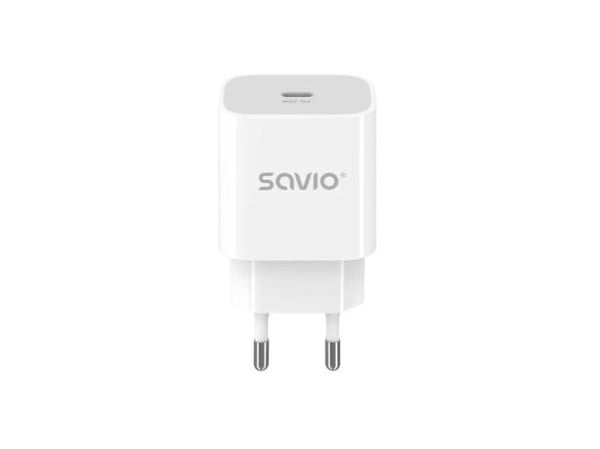 Savio 20W verkkovirtalaturi LA-09 USB-C QC, PD 3.0