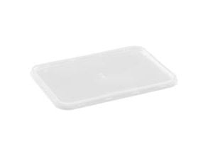 Plastlock L175 x B120 x H5 mm till 500-960 ml nudelbrickor transparent, 50 st/fp