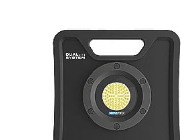 NOVIPRO premium arbetslampa 4000 lumen, laddningsbar LED, dubbel funktion