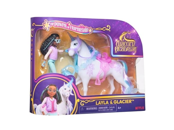 Unicorn Academy Doll & Unicorn V2 -Layla & Glacier