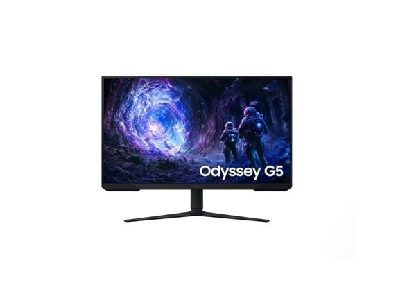 Samsung Odyssey G5 S32FG510EU - G5F1 Series - LED-skjerm - gaming - 32" - 2560 x 1440 QHD @ 180 Hz - VA - 300 cd/m² - 3000:1 - HDR10 - 1 ms - 2xHDM...