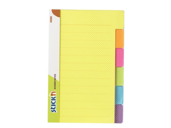 Magic Notesblok 6st 148x98 10 Blad Linjeret Assorterat Neon