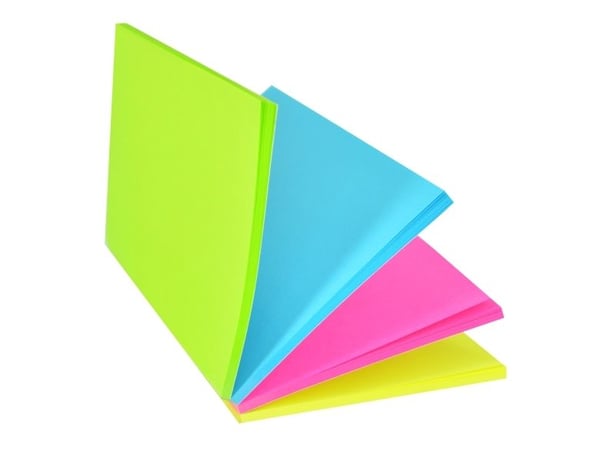 Stick'n Magic Pad 76 x 127 mm neon mix