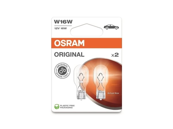 Bilpære OSRAM W16W 921-02B 16W 12V