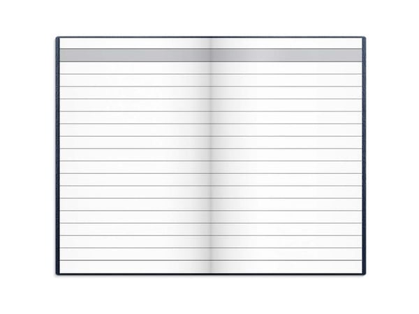 Mayland 16162000, 328 sheets, Hardcover, Faux leather, Blue, Spiral binding, Week on 2 pages