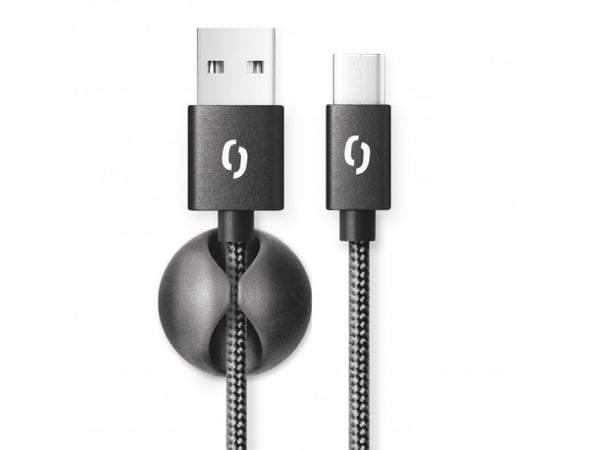 ALIGATOR PREMIUM 2A-kabel, USB-C, ÄernÃ½
