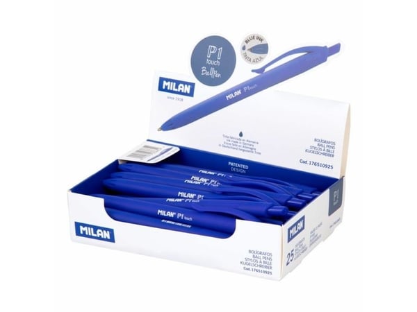 Milan kuulakärkikynä P1 Rubber Touch sininen - WIKR-060017