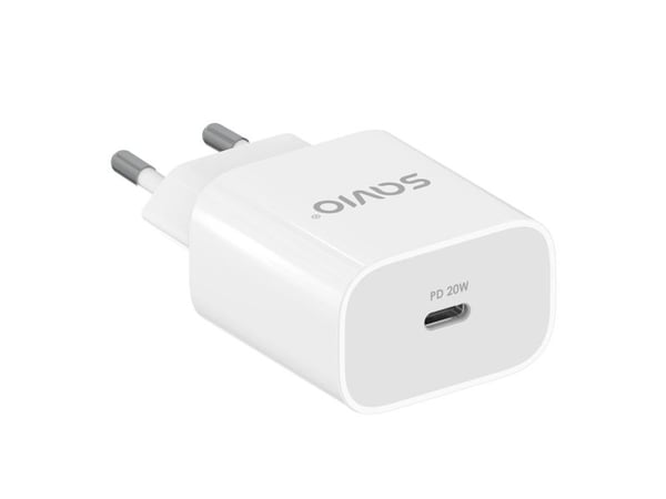 Savio 20W verkkovirtalaturi LA-09 USB-C QC, PD 3.0