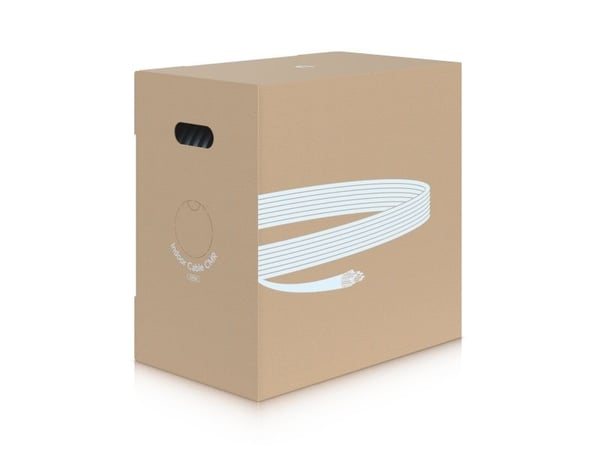 Ubiquiti UACC-Cable-C6A-CMR, 305 m, Cat6a, U/UTP (UTP), Valkoinen