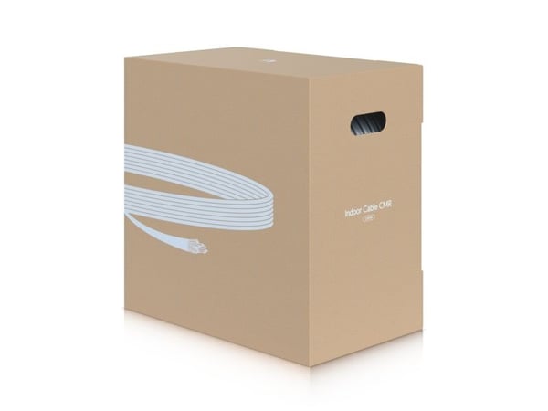Ubiquiti UACC-Cable-C6A-CMR, 305 m, Cat6a, U/UTP (UTP), Valkoinen