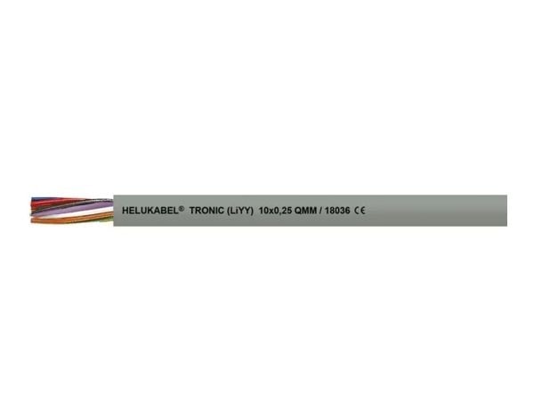 HELUKABEL TRONIC (LiYY), 100 m, Grå, Koppar, PVC, 125 kg/km, 263 kg/km HELUKABEL TRONIC (LiYY), 100 m, Grå, Koppar, PVC, 125 kg/km, 263 kg/km