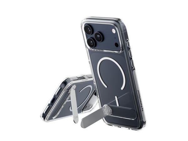 PanzerGlass CARE™ by ® Kickstand Case Transparent w. MagSafe iPhone 17 Pro Max, Suojus, Apple, Apple - iPhone 17 Pro Max, Läpinäkyvä