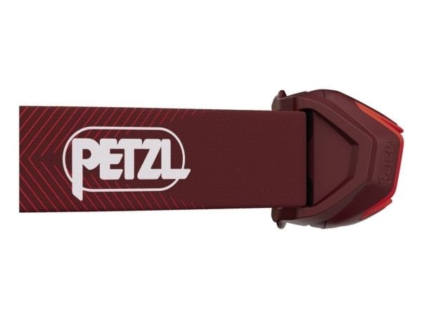 Petzl Actik Core, Taskulamppu otsanauhalla, musta, Painikkeet, Akkutaso, IPX4, LED