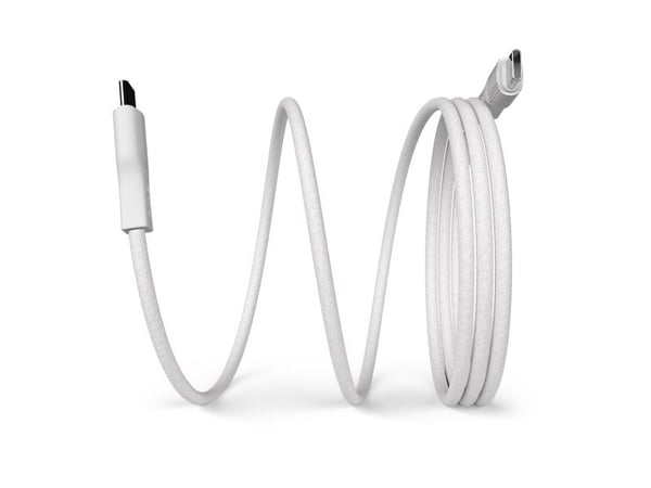 USB-kabel Puro USB-C til USB-C 1 m hvit (8018417469923)