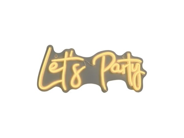 LED Lets Party-skylt