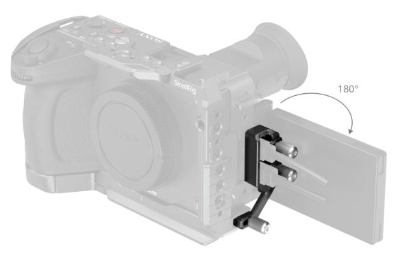 SmallRig 5592, Kabelklemme, Sort, Aluminium, Rustfritt stål, USB-C & MULTI Cable Clamp x 1 Guarantee Card x 1, Cages for Sony FX2, 54,5 mm