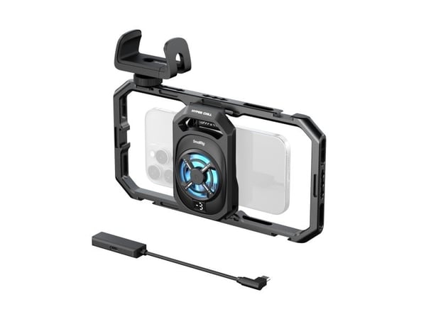 SmallRig 5275, Bur, Sort, Aluminium, Kopper, Plast, Silikon, Thermal Phone Cage x 1 Power Bank Clamp (ID 4600) x 1 2-in-1 USB-C Splitter x 1 USB-C ...