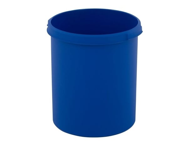 Papirkurv, V-Part, blå, plast