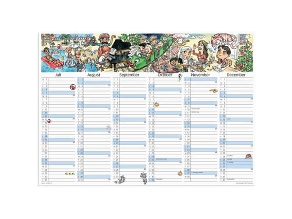 Väggkalender Otto Dickmeiss A3 2026