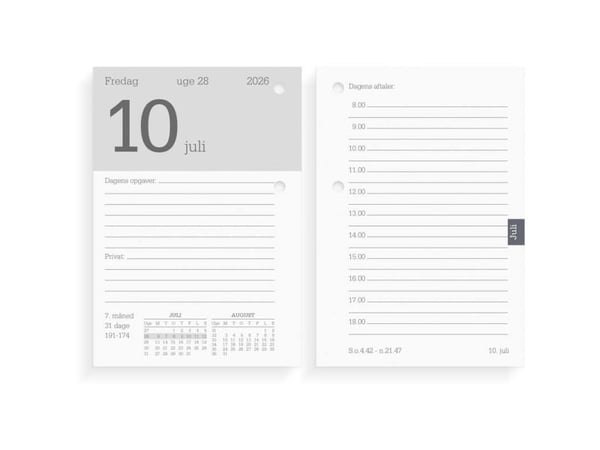 Blokkalender REFILL 2026
