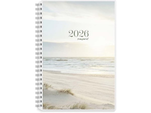 A5 ugekalender højformat m/4 illu. PP-plast 2026