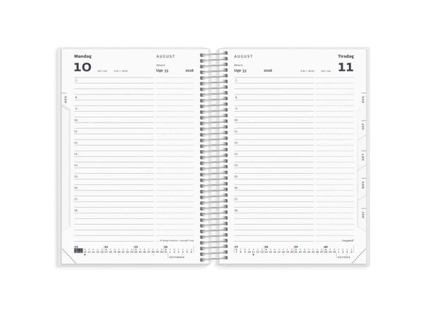 Dagskalender m/4 illustrasjoner PP-plast 2026