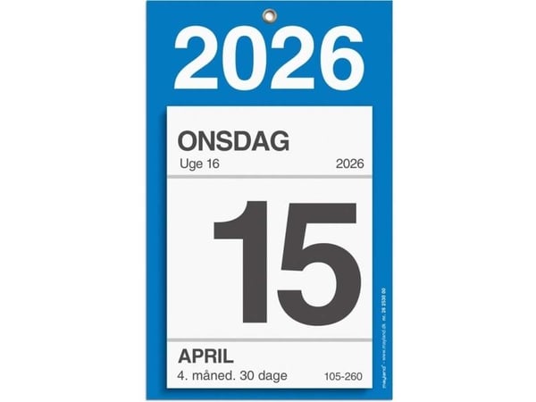 Mayland 26253000, Vegg, 734 sider, Riv-av, Flerfarget, Dag, 12 måned(er)