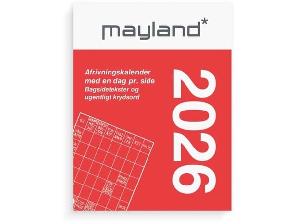 Mayland 26241000, Vegg, 734 sider, Riv-av, Flerfarget, Dag, 12 måned(er)