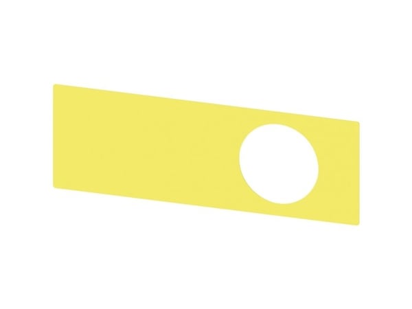 Siemens 3SU1900-0BE31-0AA0 Kyltti (L x K) 112 mm x 38 mm ilman keltaista, musta 10 kpl